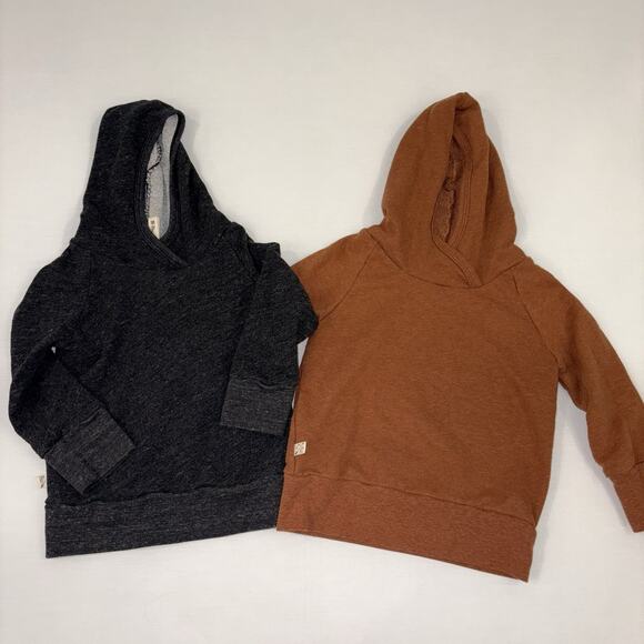 Childhoods Clothing Other - Childhoods Clothing Size 18-24 Months Gray Brown Hooded Sweatshirt Lot Sweater